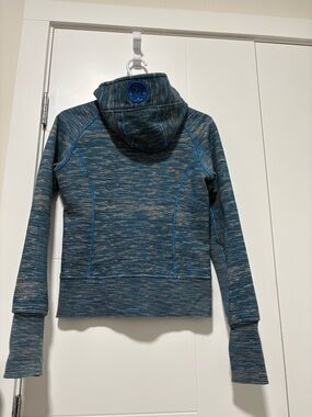 lululemon athletica Teal Space-Dye Hooded Scuba Jacket